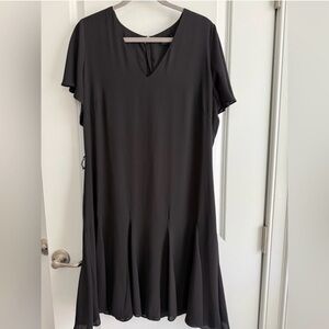 Elegant Black House White market Dress Size 12